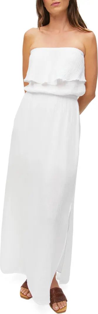 Tara Strapless Cotton Maxi Dress | Nordstrom