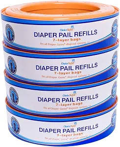 Compatible with Diaper Genie Pails, 4-Pack, 1300count | Amazon (US)
