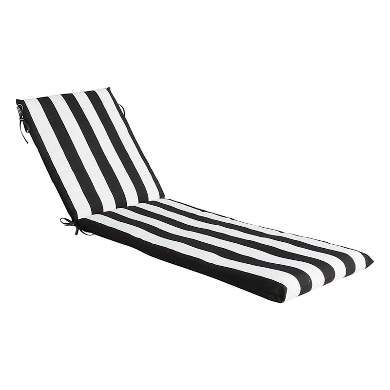 Providence Black Awning Stripe Outdoor Chaise Lounge Cushion








	
		
		
			
				4.7
			
			
... | At Home