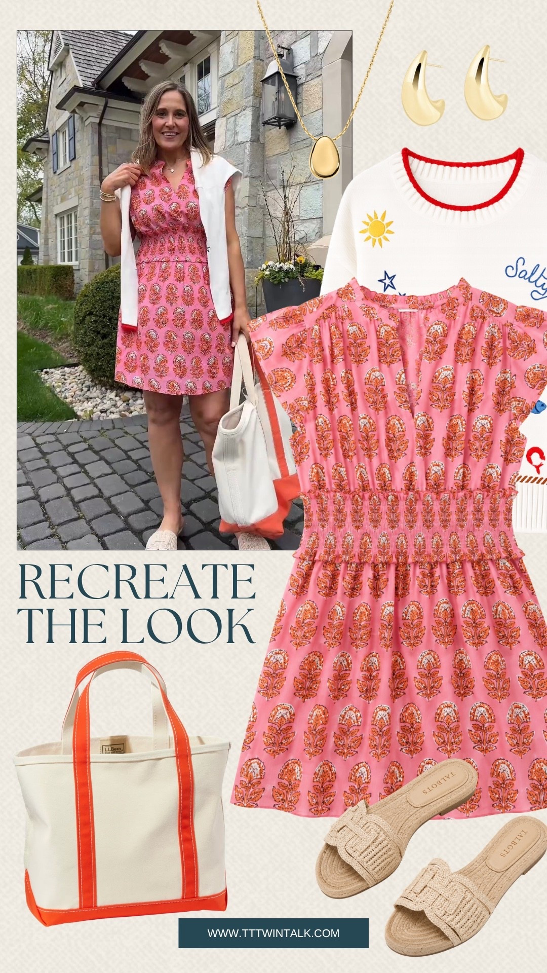 Recreate our look with this bright and playful printed dress from Social Threads. The vibrant pink pattern paired with crisp neutrals gives it the perfect preppy summer feel. Perfect for vacation days, casual lunches, outdoor shopping, or weekend brunch with friends.

#LTKOver40 #LTKSeasonal #LTKMidsize