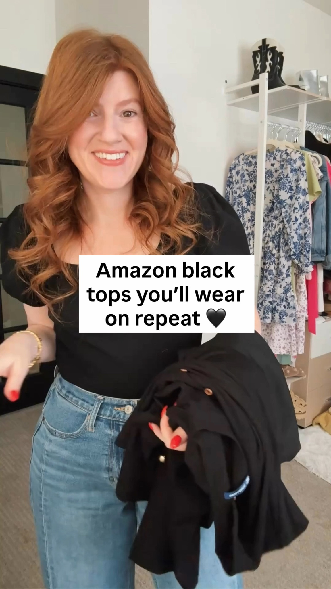 Love these black tops from Amazon. 

#LTKootd #LTKPetite #LTKSaleAlert