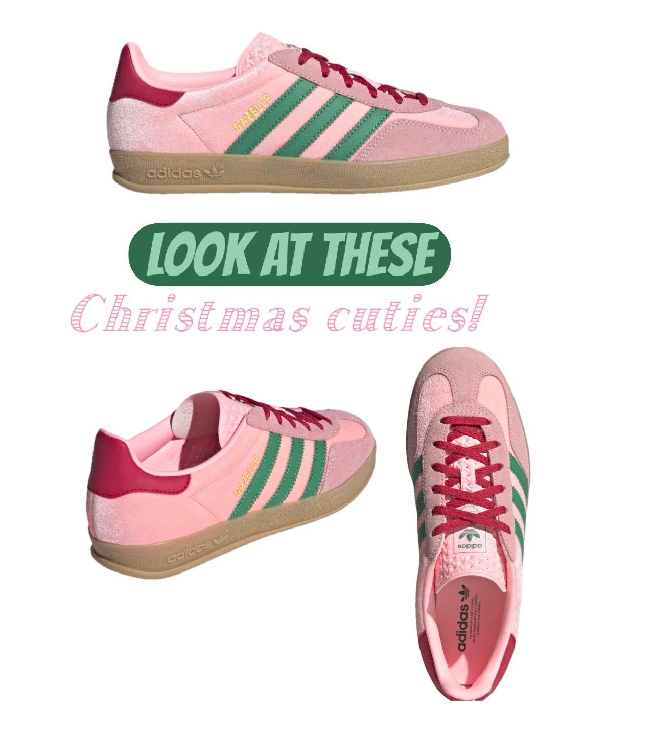 The cutest Christmas shoes!
On sale 
Christmas shoes 
Adidas

#LTKSeasonal #LTKHoliday #LTKActive