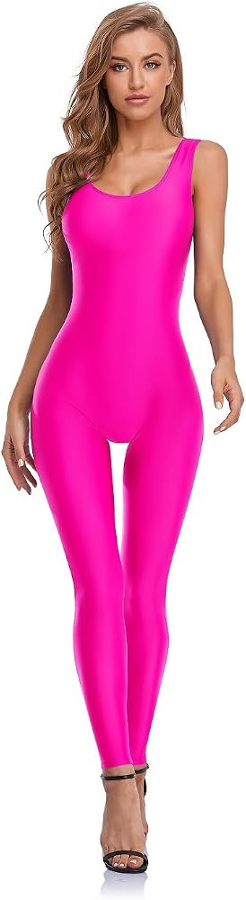 speerise Women's One Piece Bodycon Jumpsuit Tank Romper Spandex Unitard Bodysuit for Workout, Yog... | Amazon (US)