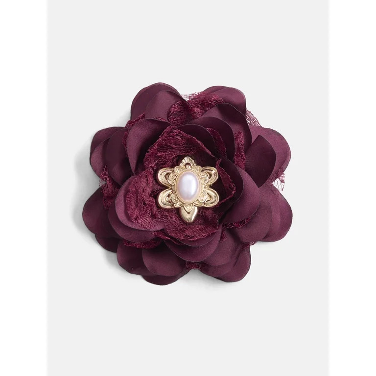 Scoop Women's Plum Flower Brooch | Walmart (US)