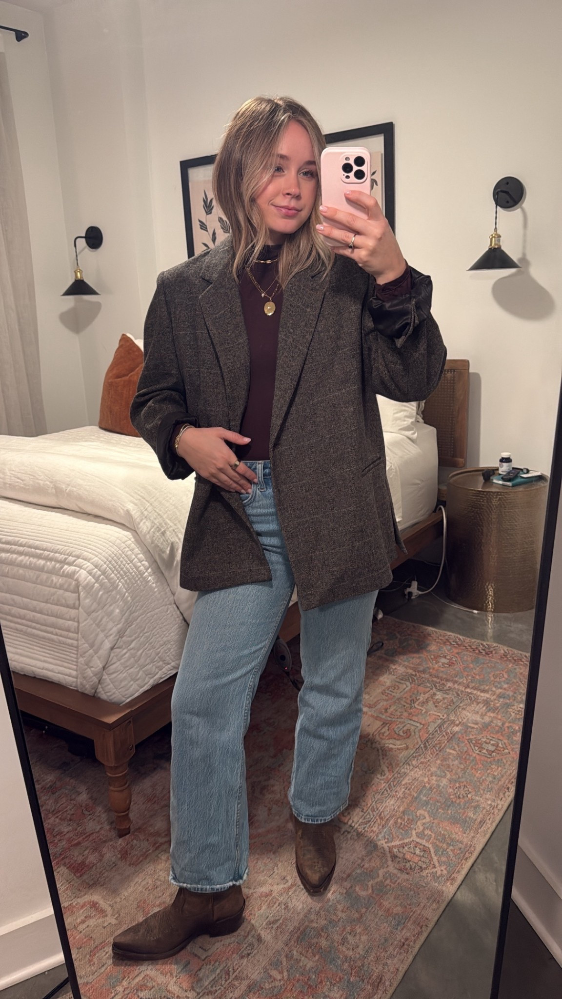 Ootn oversized wool blazer from Zara with similars linked. Y’all know I live in my tecovas too😂 

Dinner night out valentine’s day winter outfit Amazon

#LTKValentine #LTKSeasonal #LTKSaleAlert