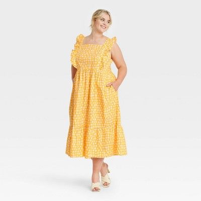 Women's Ruffle Sleeveless Dress - Who What Wear™ | Target