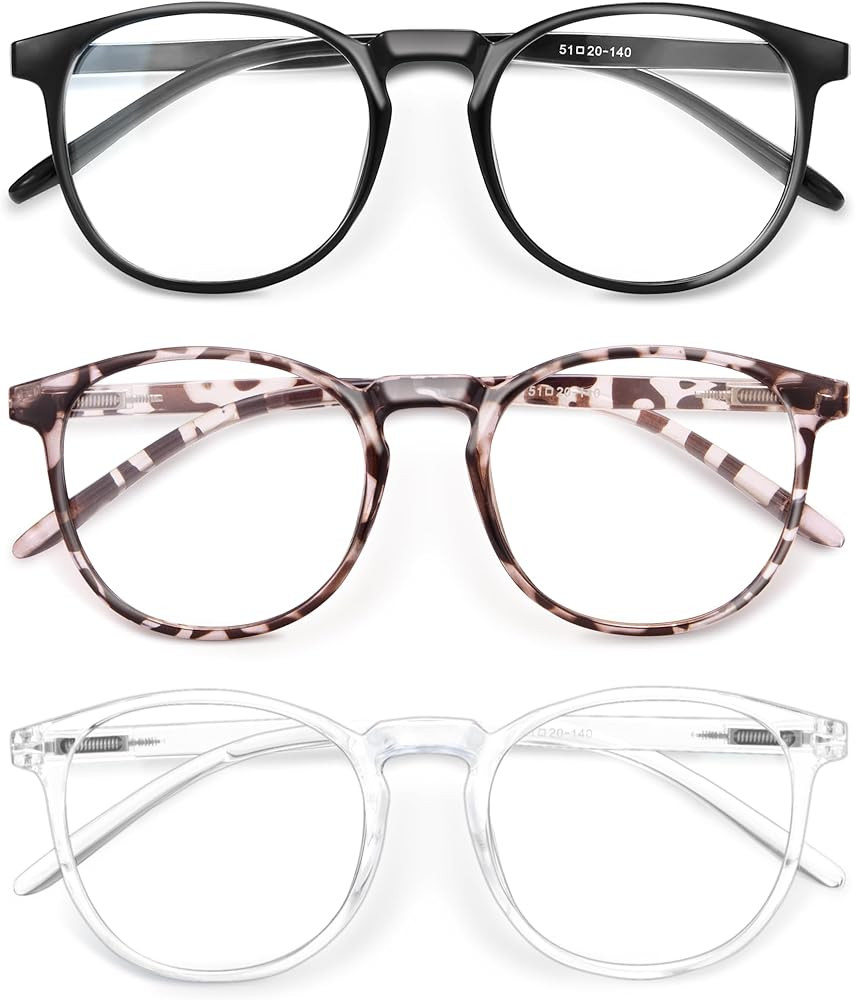 IBOANN Iconic Blue Light Glasses for Woman - Computer Glasses 99% Blue Light Blocking - Anti Eyes... | Amazon (US)