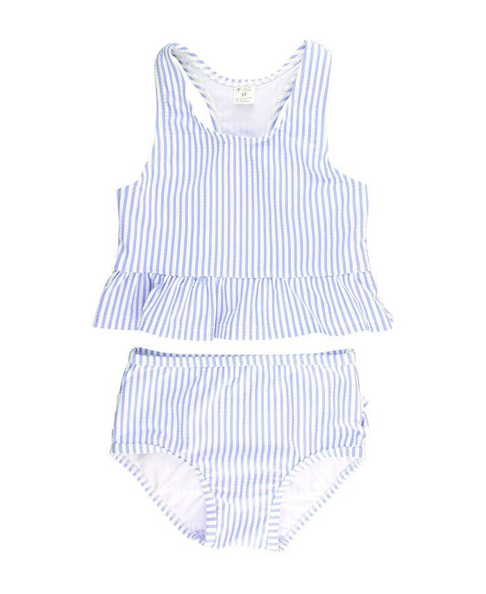 RuffleButts Baby Girl's Peplum Tankini Swimsuit Swim Headband Set, 2 Piece & Reviews - Swimwear -... | Macys (US)