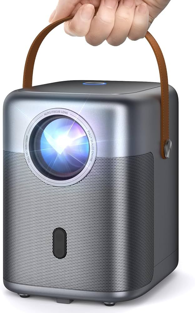 [Auto Focus & Keystone |Quiet] Portable Mini Projector with WiFi 6 and Bluetooth, ALVAR Outdoor M... | Amazon (US)