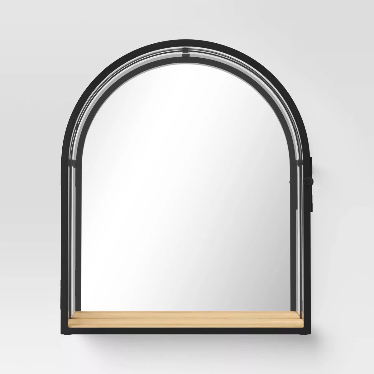 12"x14" Arched Mirrored Display Box Black - Threshold™ | Target