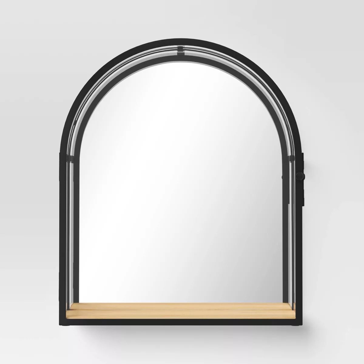 12"x14" Arched Mirrored Display Box Black - Threshold™ | Target