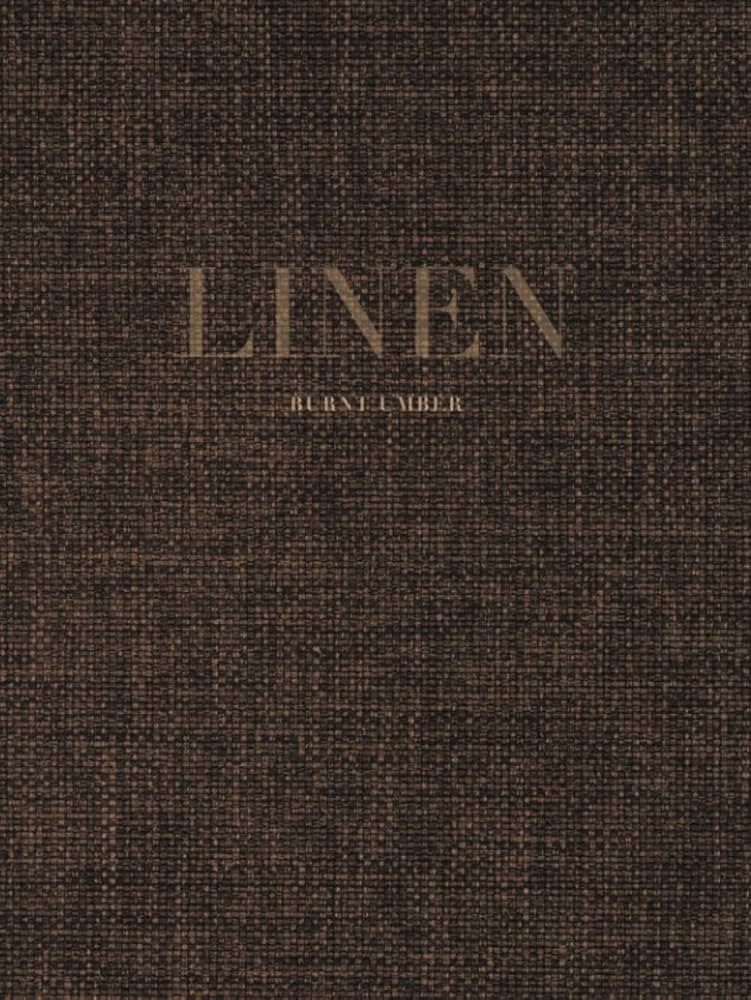 Burnt Umber - A Hard Cover Coffee Table Book, for Decor & Display | Linen Style Home Accent with ... | Amazon (US)