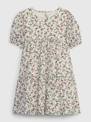 Toddler Puff Sleeve Tiered Dress | Gap (US)