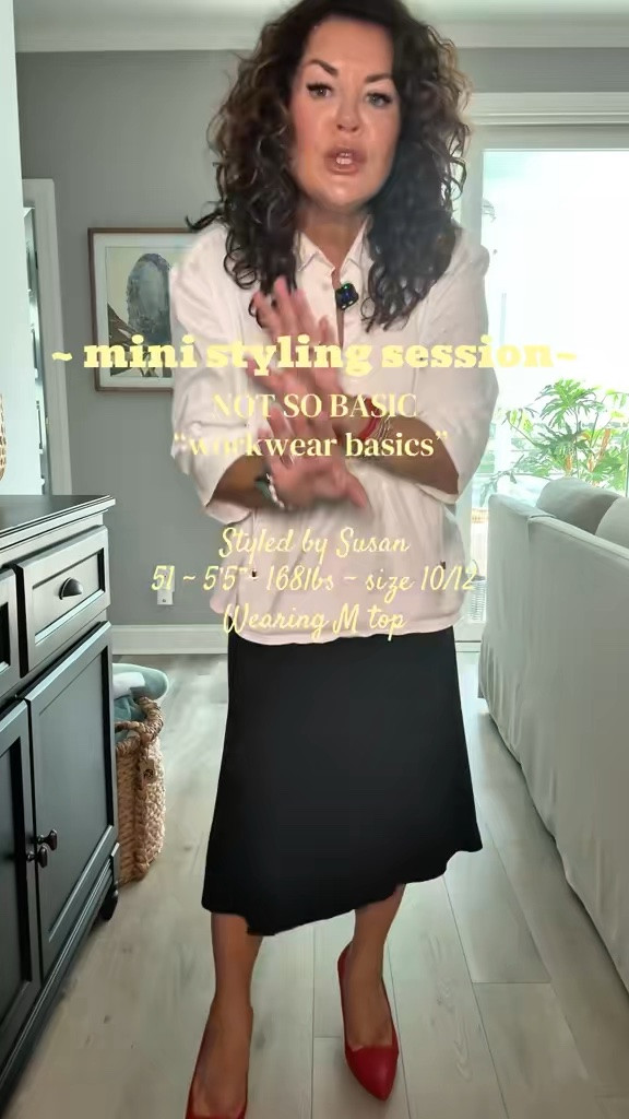 A good white blouse is the workwear closet must have! The details on this one are perfection! The whole look linked here!

#LTKootd #LTKOver40 #LTKWorkwear