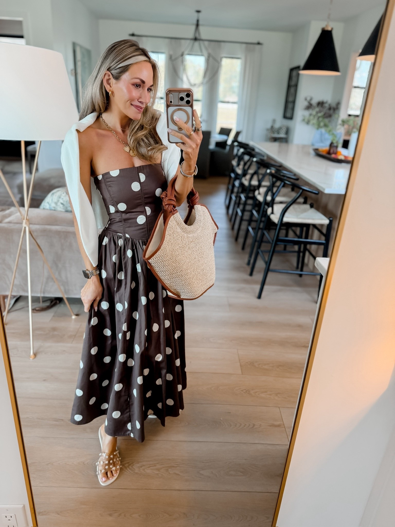 A best selling Abercrombie dress! I’m obsessed with the polka dots, and it’s so comfy yet flattering!

#LTKmomlife #LTKPetite #LTKootd