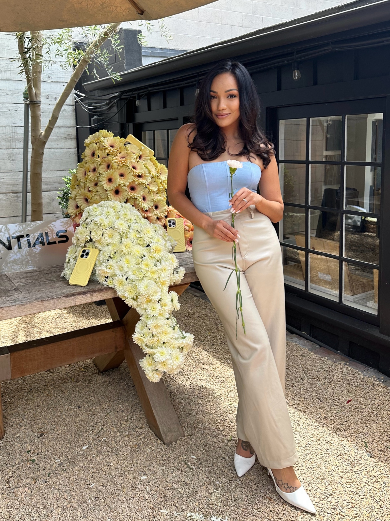 April showers bring May flowers! 🌸 spring is in the air and I’m definitely feeling the vibes. I love when my outfit fits the season but also can transition from a fun event to work. I just threw on a white button up on top of this to go look at homes for my real estate clients.

Blue corset top & cream vegan leather pants spring fashion outfit 

#LTKFindsUnder100 #LTKSeasonal #LTKWorkwear