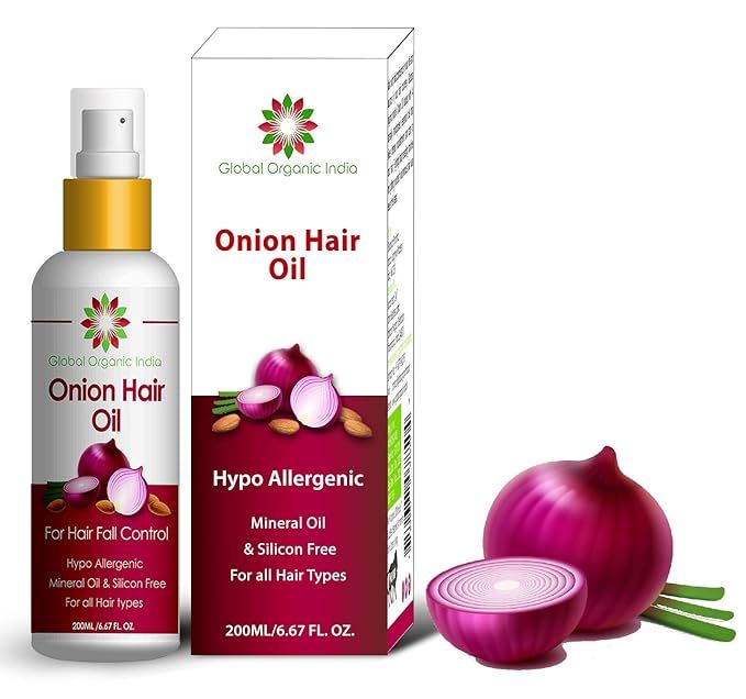 global organic india - onion oil with black seed oil in purest form very effectively control hair... | Amazon (US)