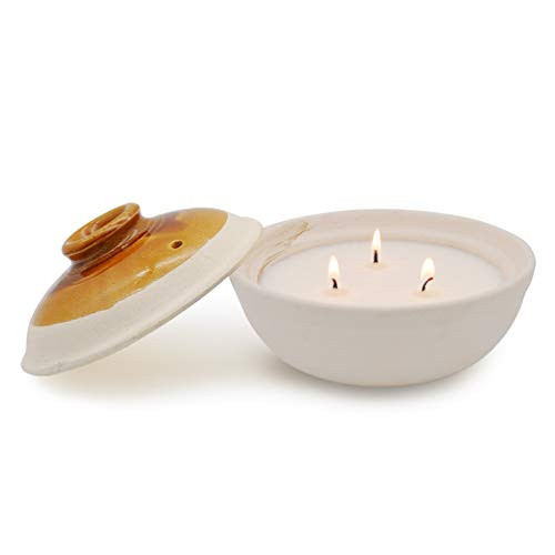 Citronella Candles in Coarse Pottery Container, Natural Soy Wax Candle Outdoor and Indoor | Amazon (US)
