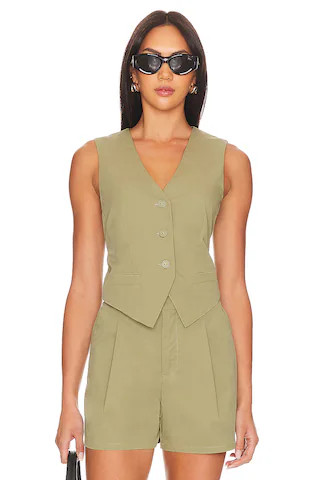Steve Madden Maribel Vest in Summer Olive from Revolve.com | Revolve Clothing (Global)