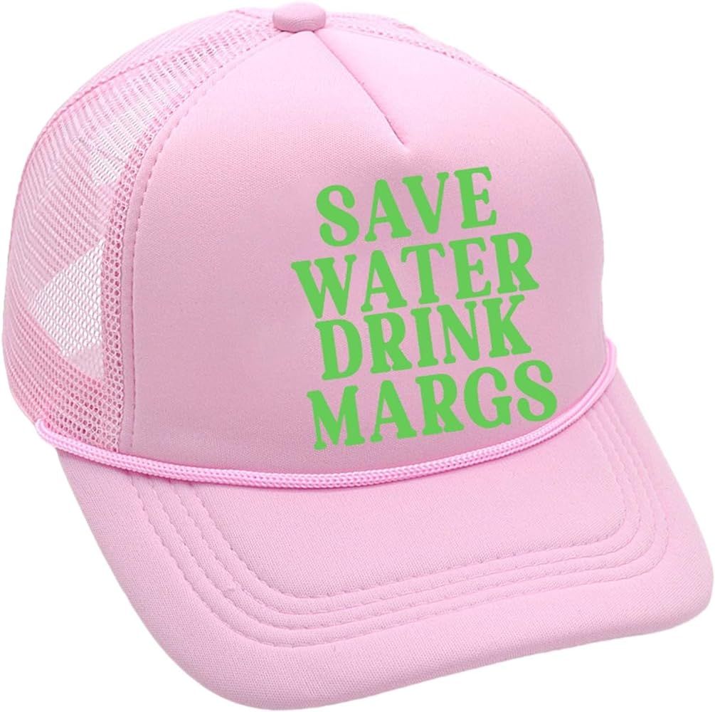 Water Drink Margs Trucker Hat Trendy Vintage Funny Cute Graphic Country Tequila Beer Hat Women Me... | Amazon (US)