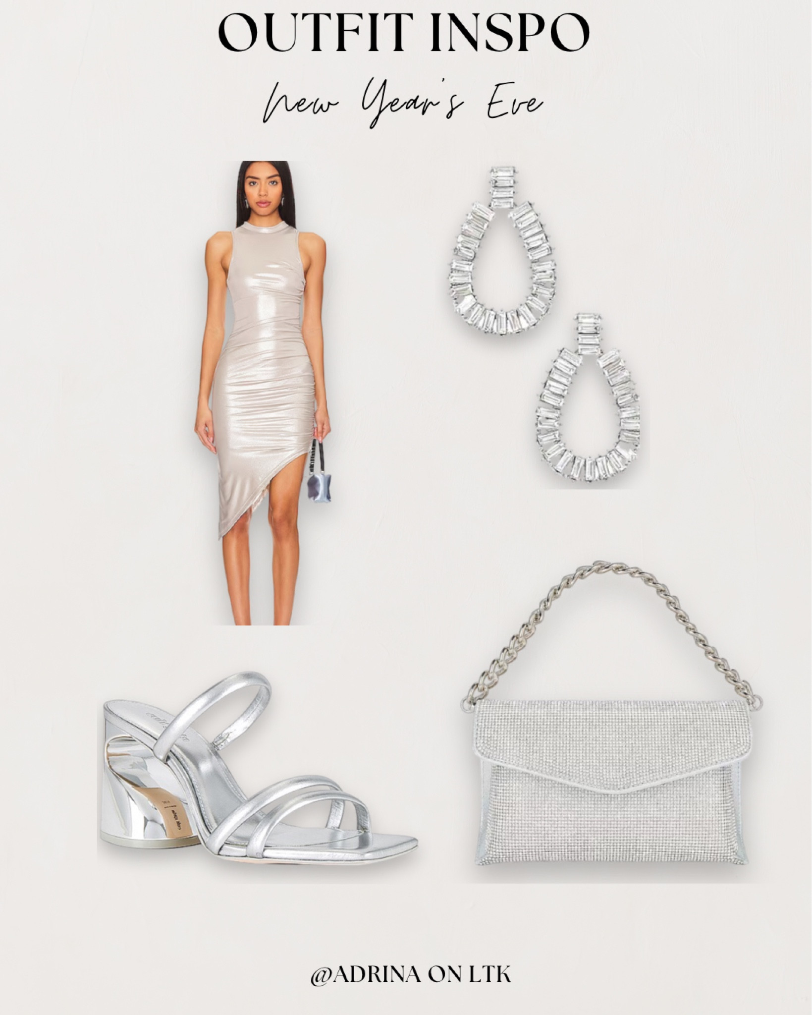 NYE outfit inspo from Revolve.

New Year’s Eve Party | Holiday Party | Silver | Metallic 

#LTKstyletip #LTKparties #LTKHoliday