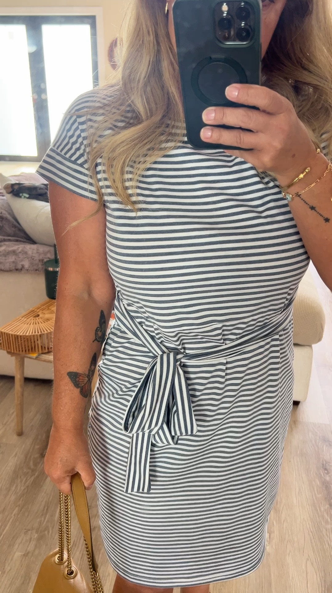 Outfit check - everyday summer dress 
Summer Crew Neck Short Dress. 
This dress is so comfy and fits perfectly. Soft and has good stretch. You will love the tie at the waist because it makes it even more flattering for figures. I paired with Tory Burch Kira sandals and bag. 

#LTKWorkwear #LTKShoeCrush #LTKFindsUnder50

#LTKStyleTip #LTKMidsize #LTKOver40