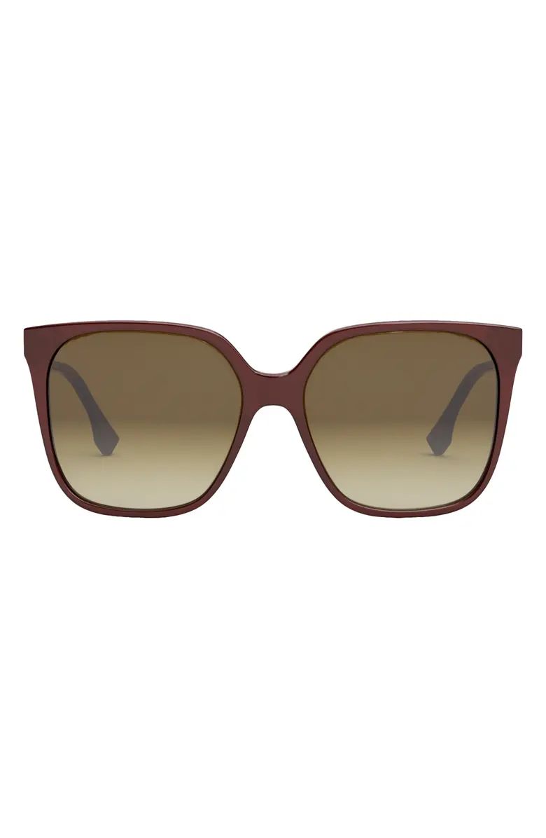 The Fendi Fine 59mm Geometric Sunglasses | Nordstrom