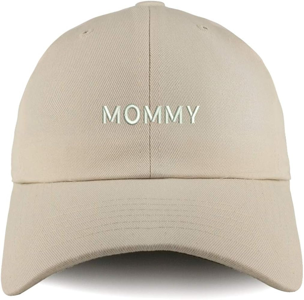 Trendy Apparel Shop Mommy Embroidered Solid Adjustable Unstructured Dad Hat | Amazon (US)