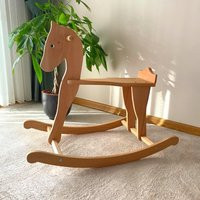 Wood Rocking Horse, Wooden Horse Toy, For Toddler, Kit | Etsy (US)