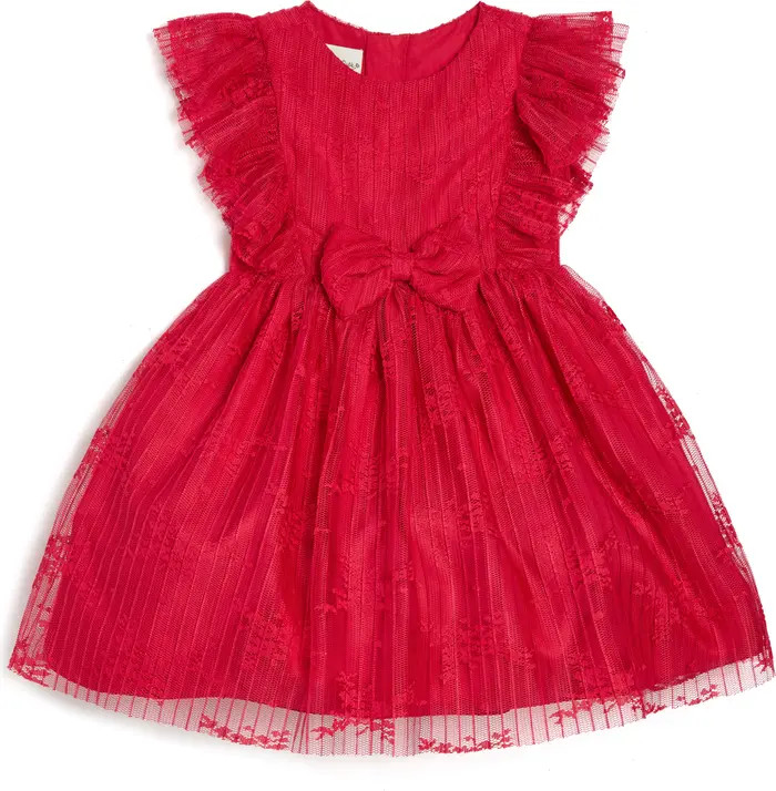 Pippa & Julie Kids' Lara Lace Overlay Party Dress | Nordstrom | Nordstrom