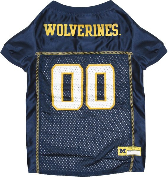 Pets First NCAA Dog & Cat Jersey, Michigan Wolverines, Medium | Chewy.com