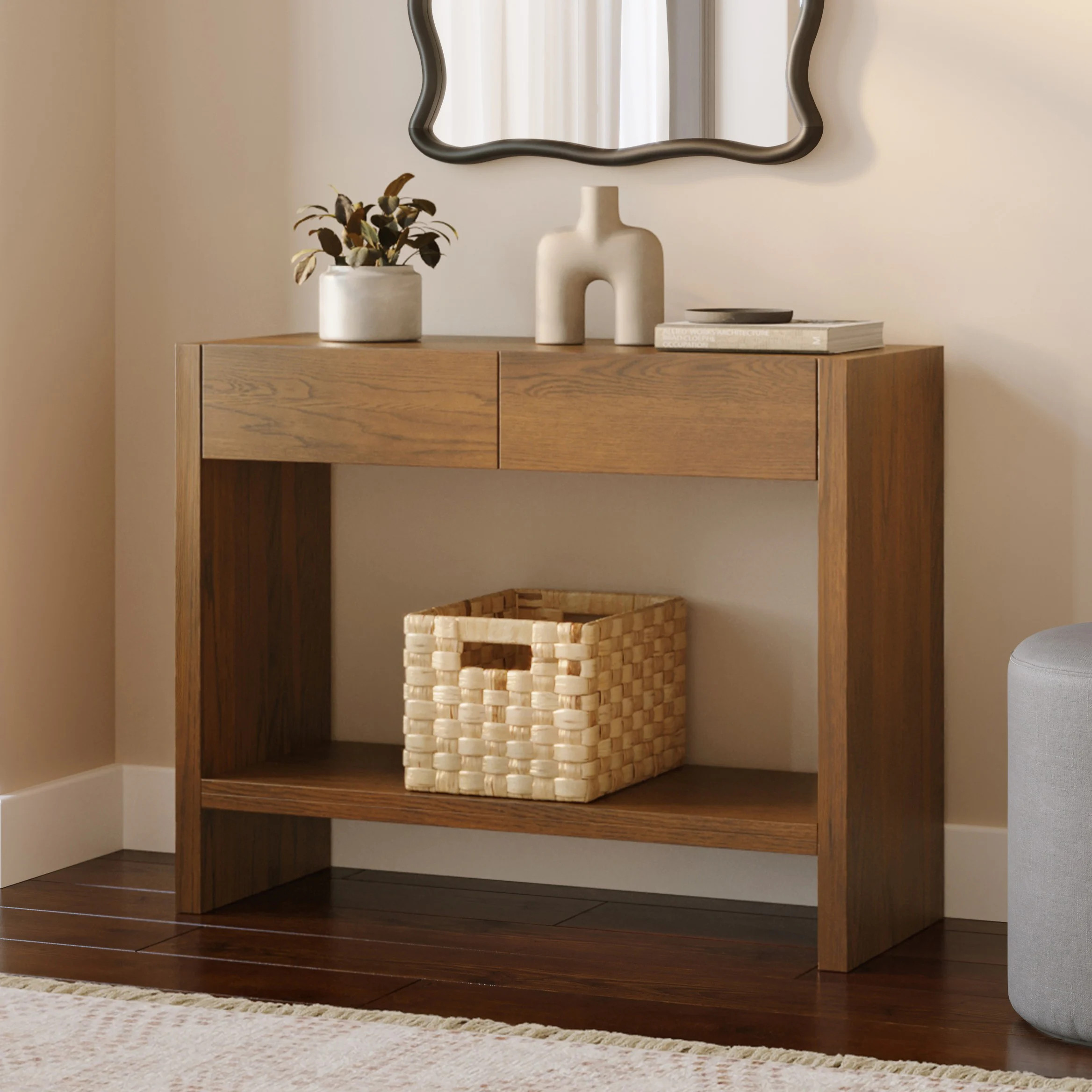 Leif 37" Storage Console - Smoked Oak | Article