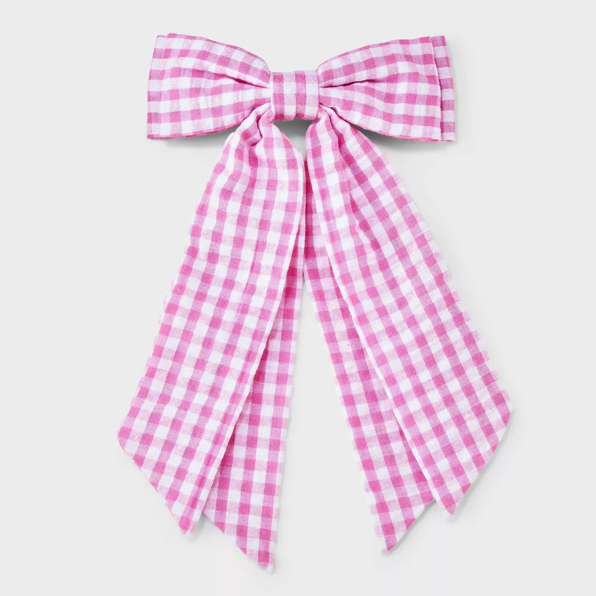 Girls' Gingham Bow Barrette Hair Clip - art class™ | Target
