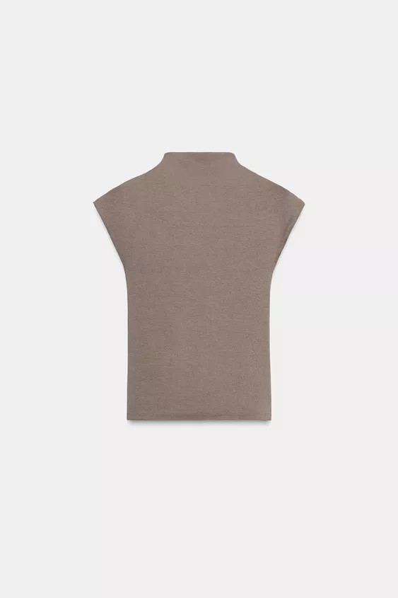 HIGH NECK TOP | Zara US