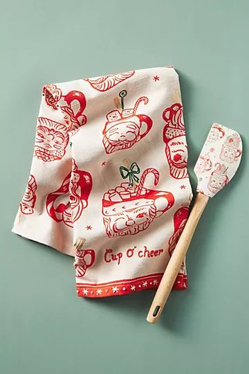 Louise Pretzel Santa Spatula | Anthropologie (US)