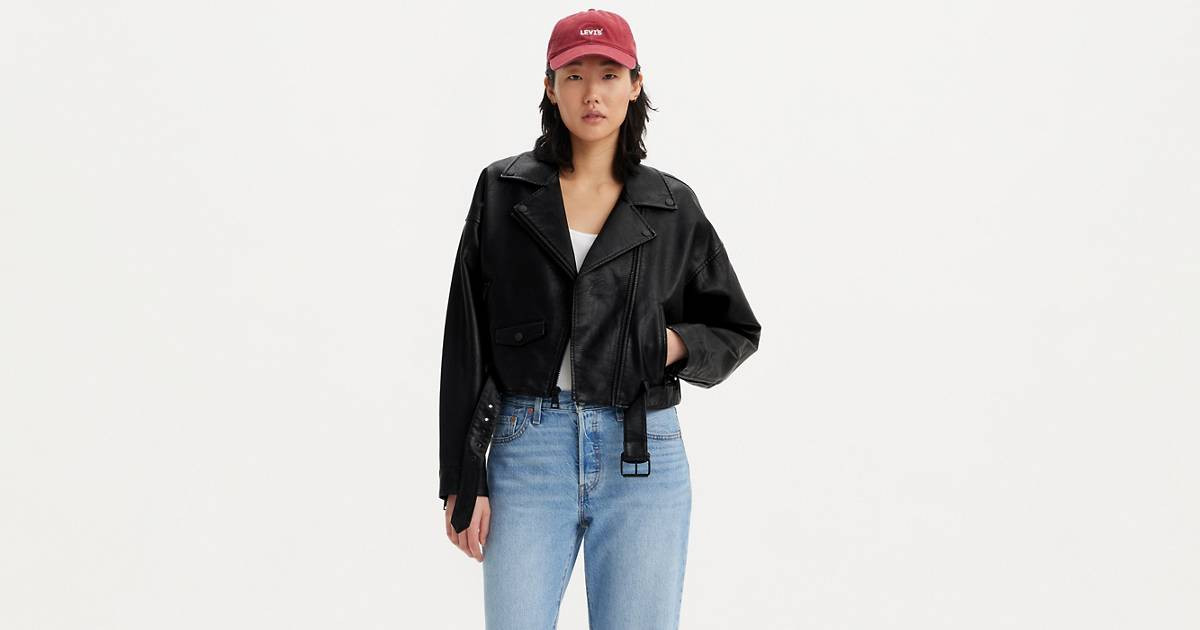 Belted Crop Moto Jacket | Levi's US