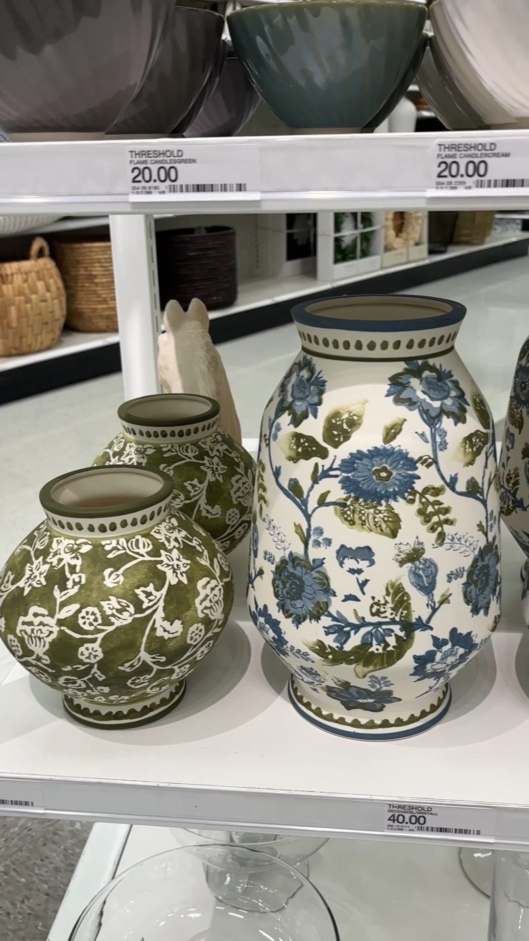 Pretty new target finds - Floral blue and green vases, pedestal bowls, wood picture frames 

#LTKSaleAlert #LTKSeasonal #LTKHome