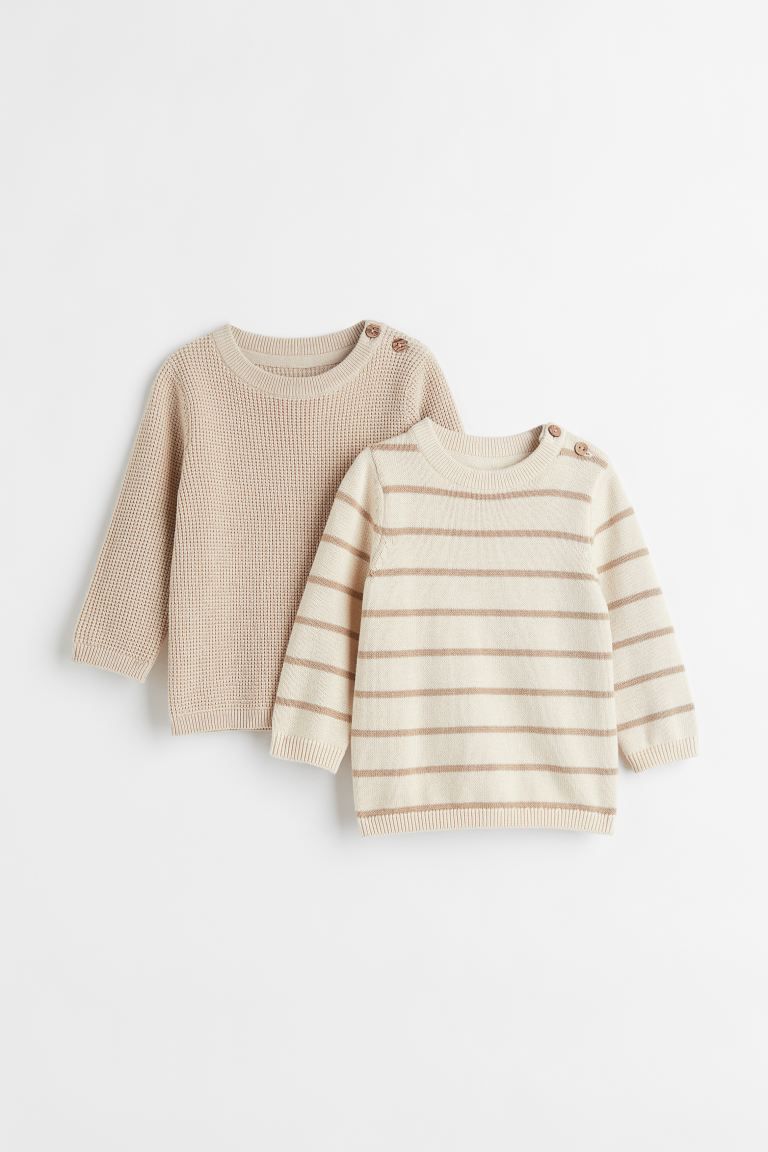2-pack Cotton Sweaters | H&M (US + CA)