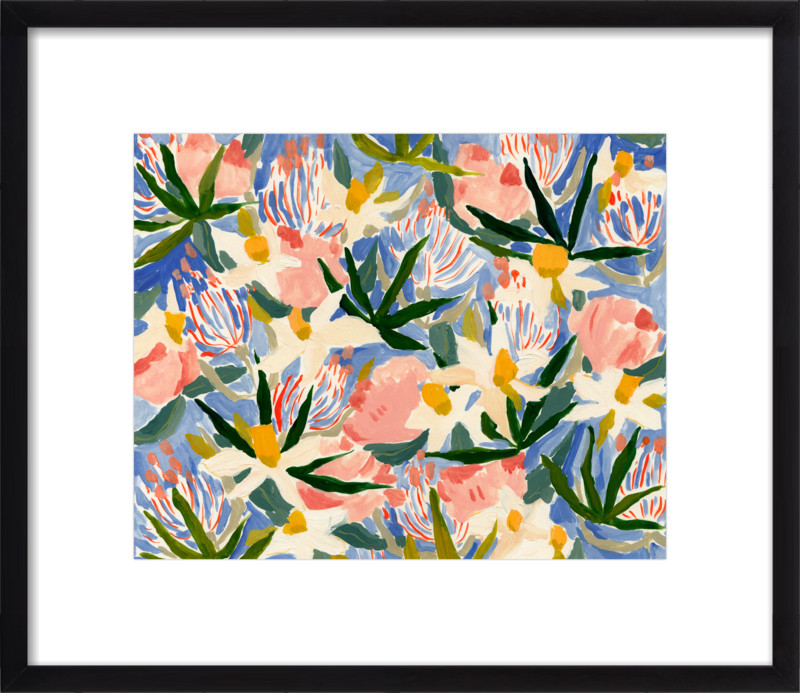 Blue Floral by Margaret Jeane on Artfully Walls | Artfully Walls