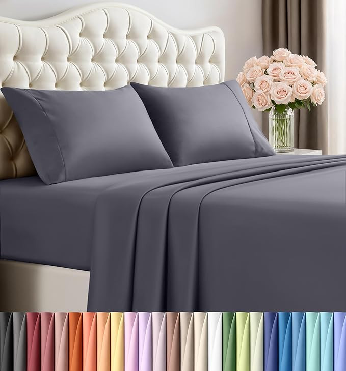 Utopia Bedding Queen Size Sheet Set – 4 Piece Bed Sheets, Soft and Breathable Microfiber, Inclu... | Amazon (US)