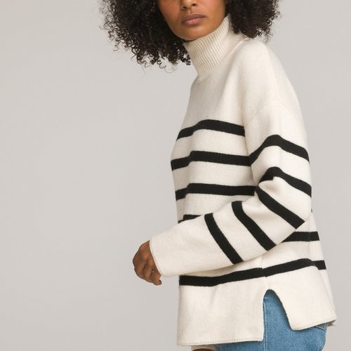 Striped High Neck Jumper | La Redoute (UK)