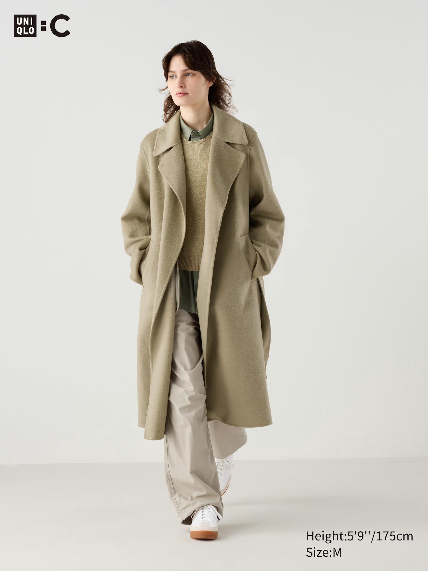 Abrigo lana mezcla (cruzado) | Uniqlo ES