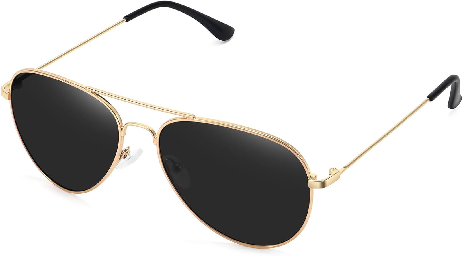 WOWSUN Classic Polarized Aviator Sunglasses for Women Men | Amazon (US)