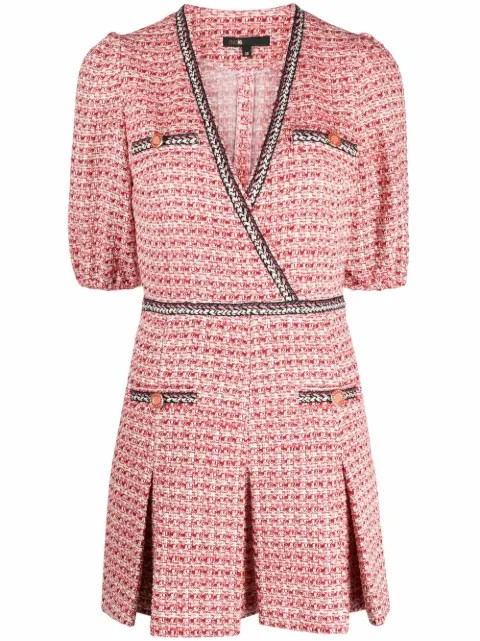 Renetia tweed-effect minidress | Farfetch (RoW)