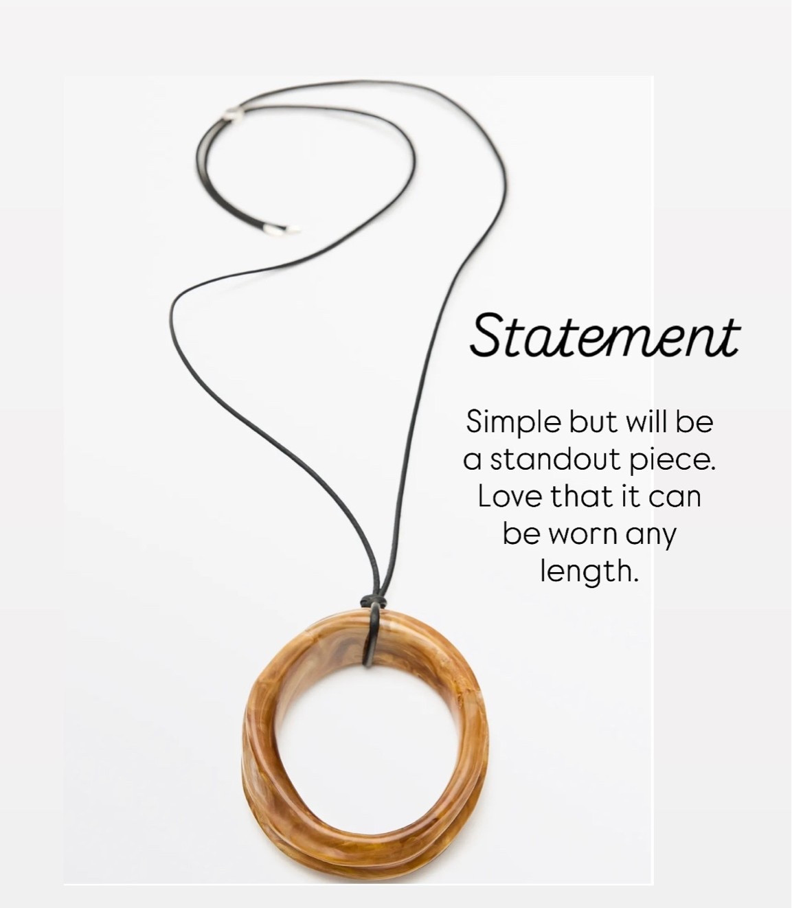 Love this sleek but chic statement necklace.

#LTKmomlife #LTKSeasonal #LTKOver40
