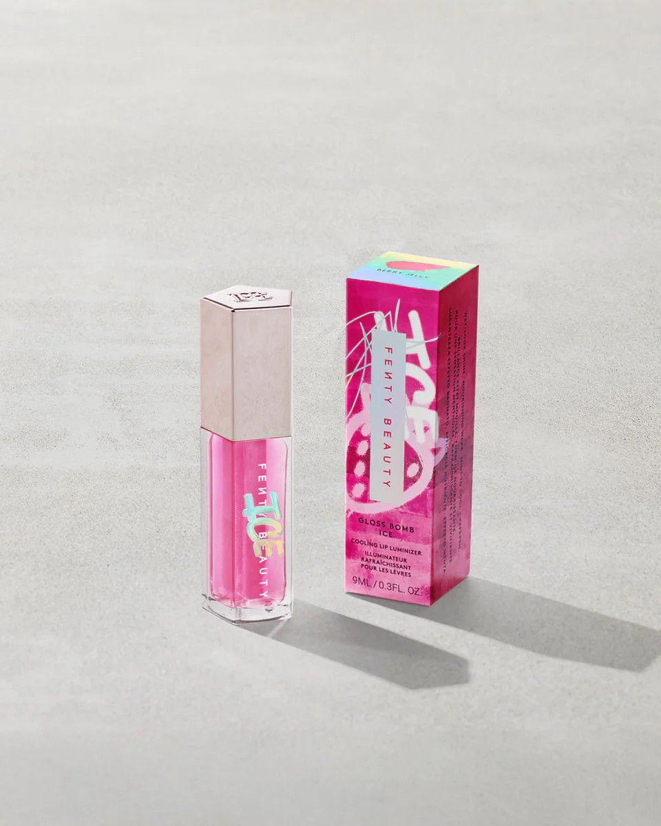 Gloss Bomb Ice Cooling Lip Luminizer — Berry Jelly | Fenty Beauty