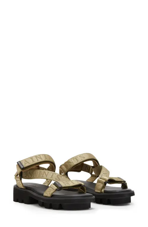 AllSaints Atlanta Sandal in Fresh Olive Green at Nordstrom, Size 7 | Nordstrom