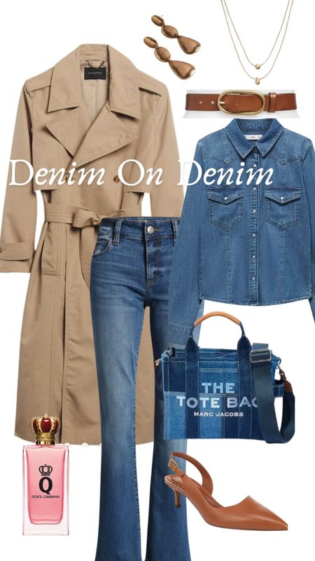 Denim on denim outfit inspiration. The “Canadian tuxedo”. Did you know this term originated in 1951 when Bing Crosby was refused for entry to a Vancouver hotel for wearing double denim. 🙈

#LTKVideo #LTKover40 #LTKstyletip
