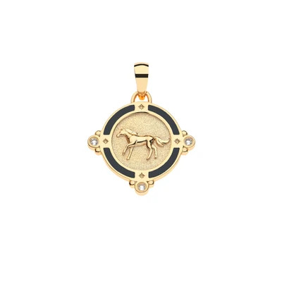 COURAGE Horse Petite Embellished Coin | Jane Win