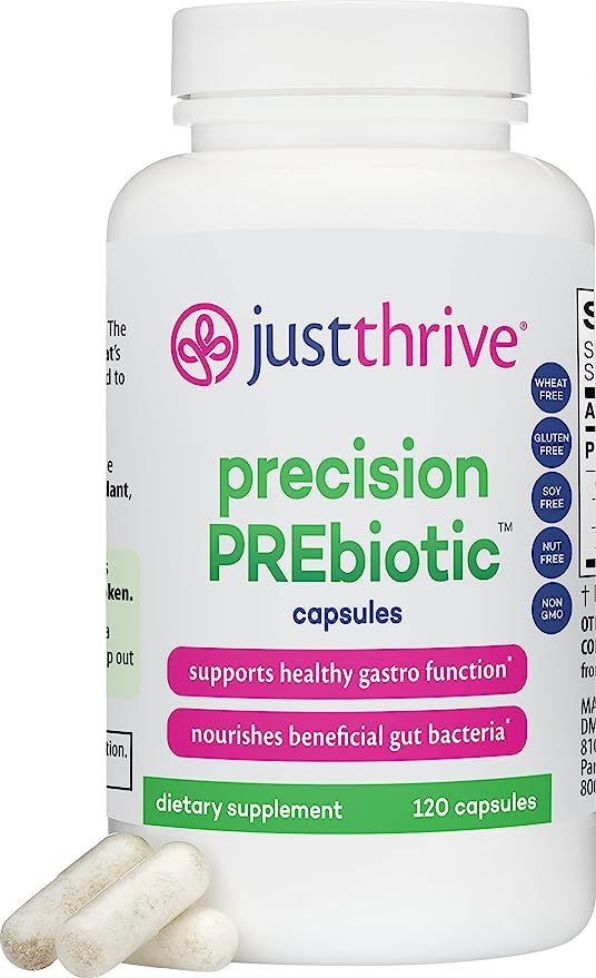 Just Thrive: Precision PREbiotic Capsules - Gastrointestinal and Immune Support - 120 Capsules - ... | Amazon (US)